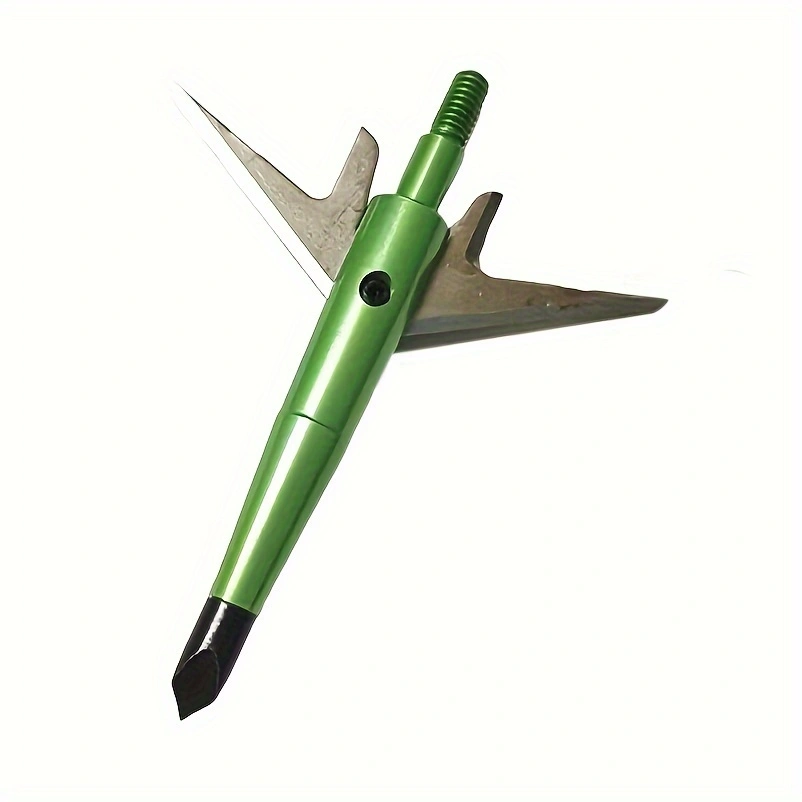 Crossbow Bolt Broadhead - 6PCS Archery Hunting Broadheads,100 Grain, Stainlee