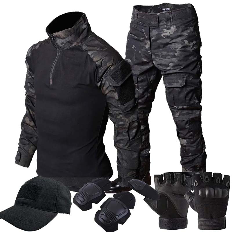 Hunting Outdoor Pants - RU Camo Tactical Uniform Outdoor Suits