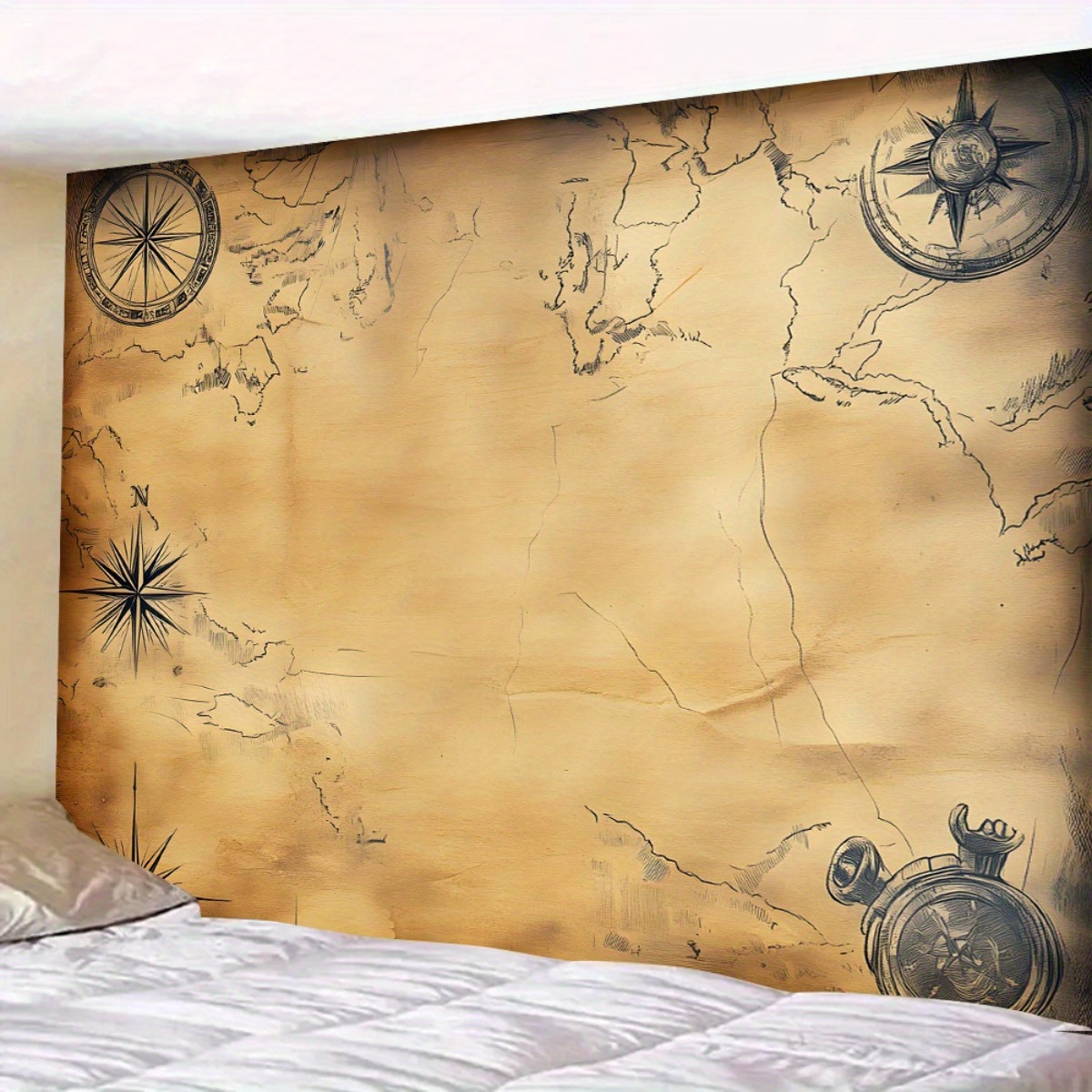 Pirate map banner, pirate prop - Outdoor Hunting Events recension och pris