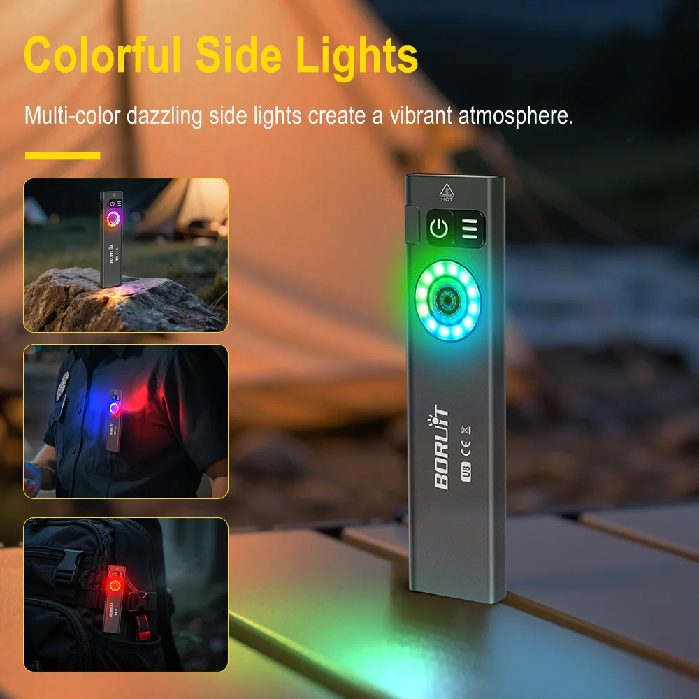 BORUiT U8 650LM EDC LED Flashl - Outdoor Hunting Lights recension och pris