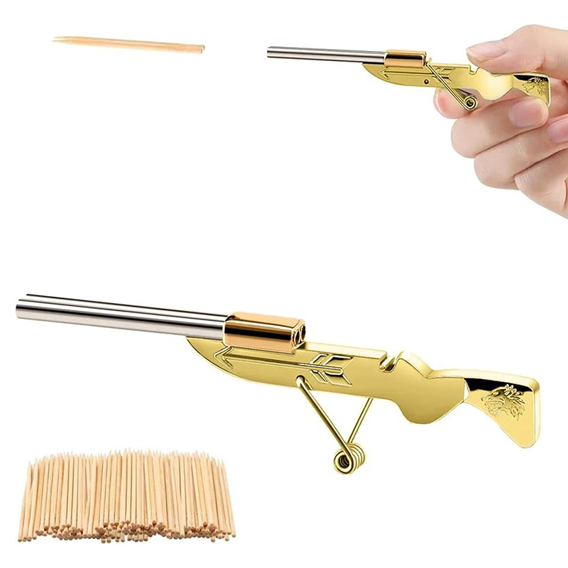 Mini Toothpick Gun Guntoy Toot - Outdoor Hunting Gifts recension och pris