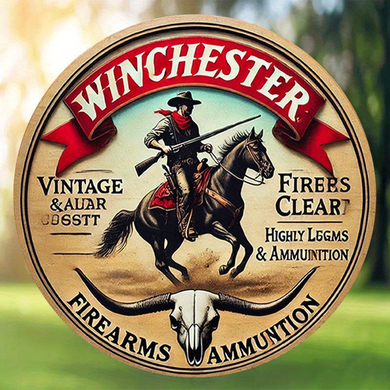 Winchester vintage round metal - Outdoor Hunting Events recension och pris