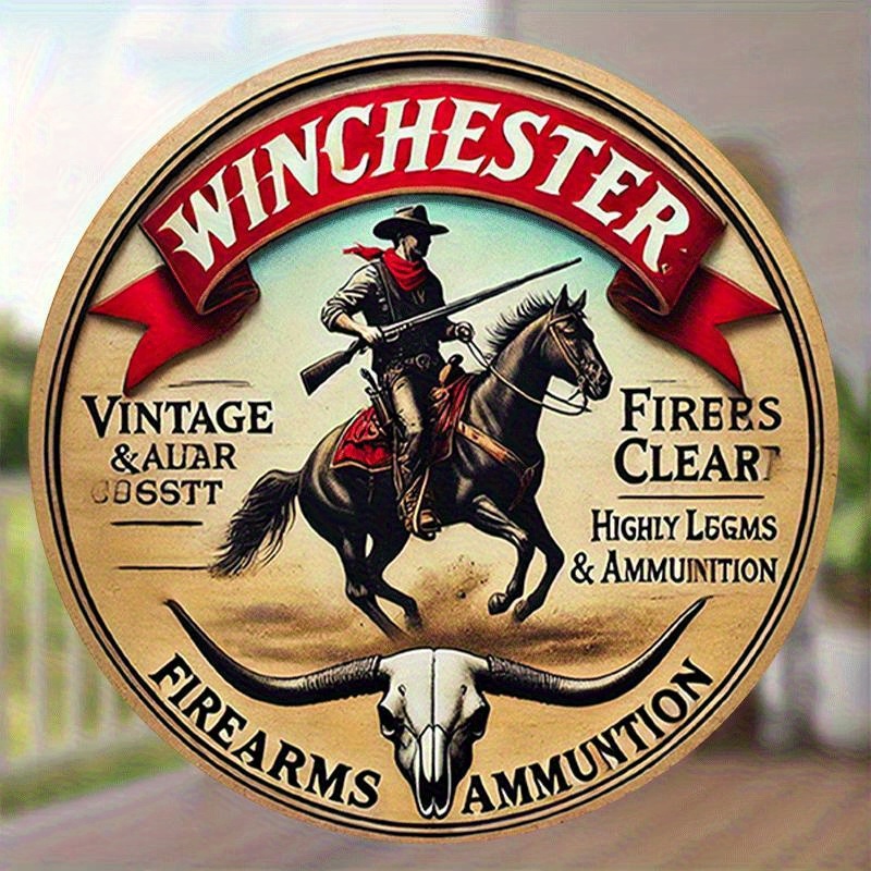 Winchester vintage round metal - Outdoor Hunting Events recension och pris