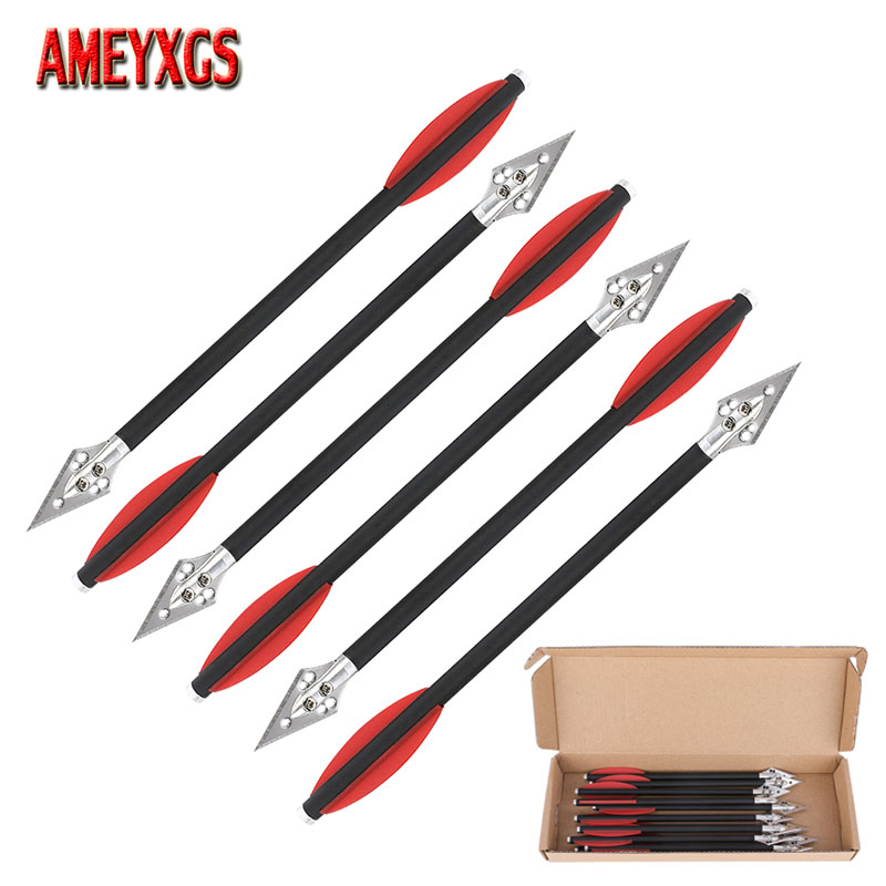 6/12pcs Mixed Carbon Arrow 7 I - Crossbow Bolt Broadhead recension och pris