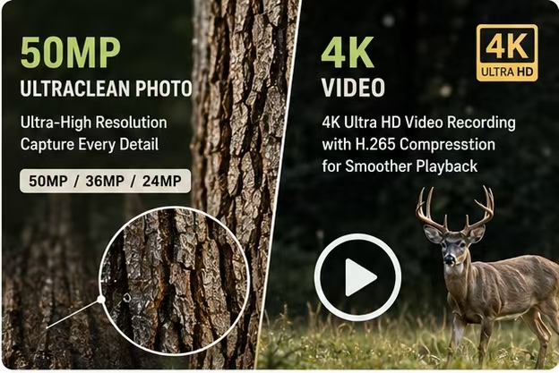 Solar Wildlife 50MP 4K Video T - Outdoor Hunting Videos recension och pris