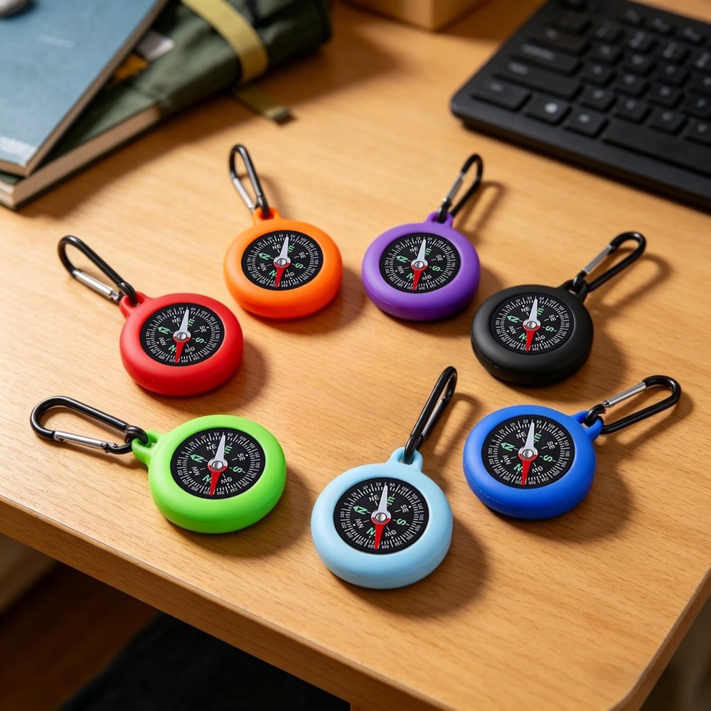 5-20 PCS Mini Compass Keychain - Outdoor Hunting Events recension och pris