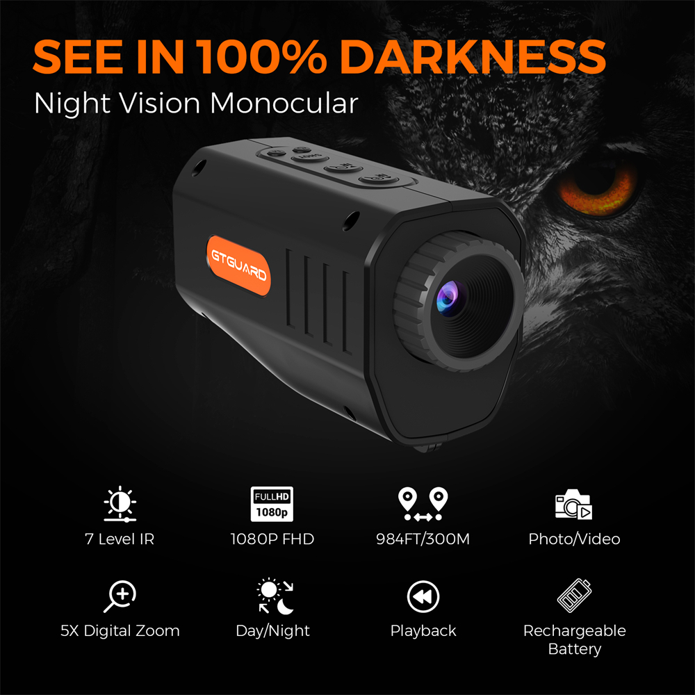 GTGUARD N3 Night Vision Monocu - Outdoor Hunting Videos recension och pris