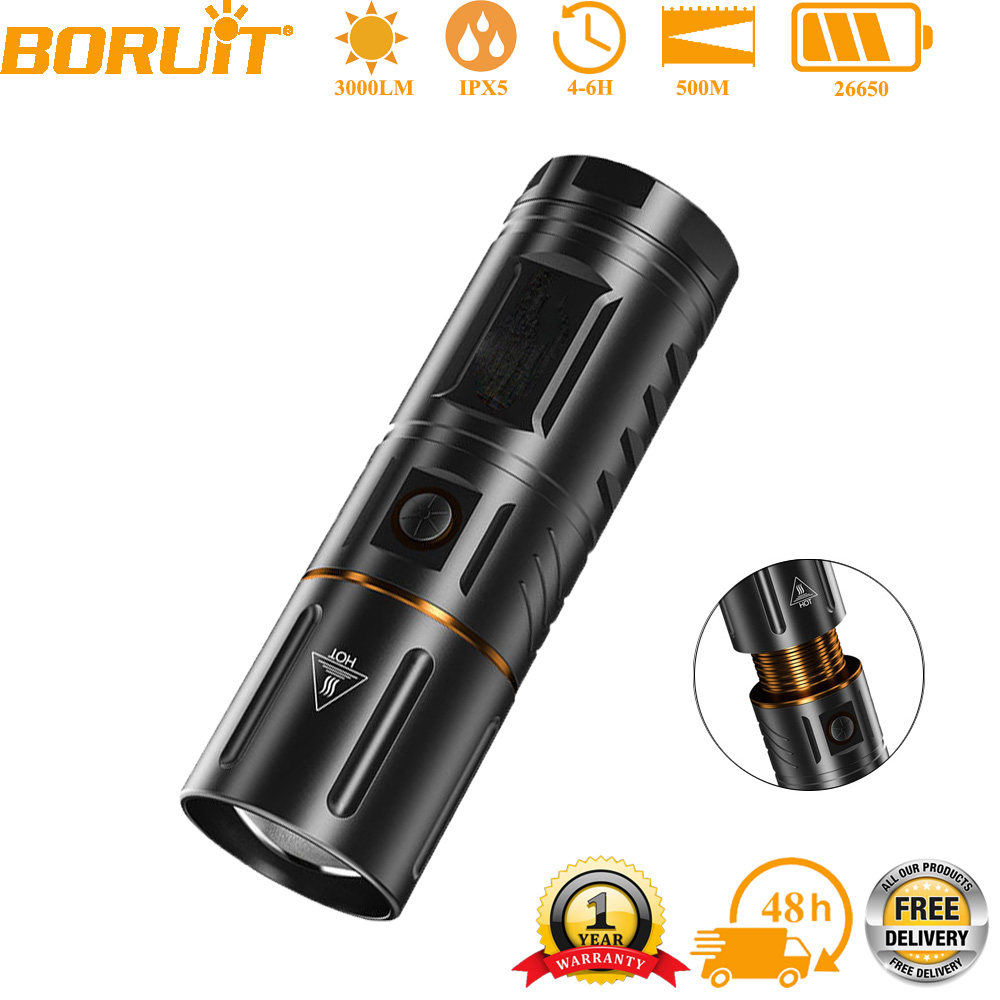 BORUiT Ultra Bright 3000LM LED - Outdoor Hunting Lights recension och pris